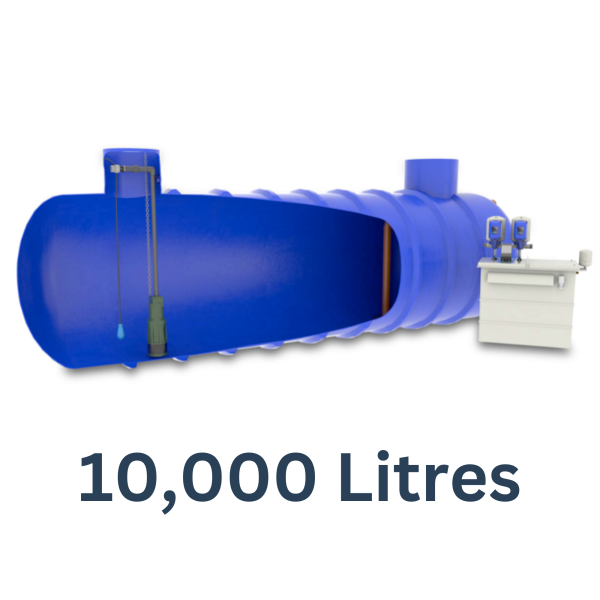 10,000 litre Commercial rainwater harvesting system