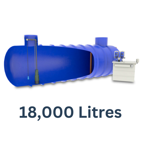 18,000 litre Commercial rainwater harvesting system